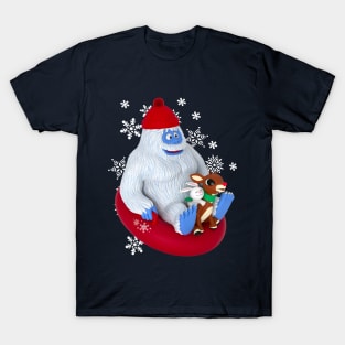 BUMBLE & RUDOLPH Snow Tubing T-Shirt